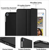 MoKo Case Fit iPad Air 3rd Generation 10.5 Inch 2019, Slim Lightweight Smart Shell Stand Cover with Translucent Frosted Back Protector Fit iPad Air 3, Auto Wake/Sleep,Black