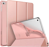 MoKo Case Fit iPad Mini 5 2019 (5th Generation 7.9-inch) iPad Mini 4, Slim Smart Shell Stand Folio Protective Cover with Soft TPU Translucent Frosted Back, Auto Wake/Sleep - Flowers Blossom