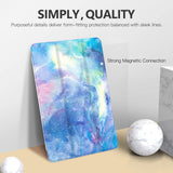 MoKo Case Fit New iPad Mini 5 2019/Mini 4 2015 (5th/4th Generation 7.9 inch), Slim Lightweight Smart Shell Stand Cover with Translucent Frosted Back Protector, with Auto Wake/Sleep, Dreamy Nebula