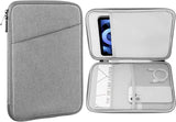 MoKo 9-11 Inch Tablet Sleeve Case, Fits iPad air 5 10.9" 2022, iPad Pro 11 2021-2018, iPad 10.2 2021-2019, iPad Air 4 10.9, Tab S8/A7, Protective Bag Carrying Case with Pocket, Cloudy Pink