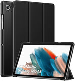 MoKo Case Fits Samsung Galaxy Tab A8 10.5 Inch 2022 (SM-X200/SM-X205/SM-X207), Lightweight Slim Shell Shockproof Back Stand Cover with Auto Wake/Sleep, Iridescent Unicorn