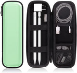 MoKo Holder Case Fit Apple Pencil 1&2, PU Leather Case Fit iPad 9th Gen 2021/8th Gen 2020/7th Gen 2019/iPad Mini 6 2021/iPad Air 4 2020/iPad Pro 11 & 12.9 2021, for Samsung Stylus Pen,Sky Blue
