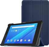 MoKo Case for Lenovo Tab E7, Ultra Compact Protection Slim Lightweight Smart Shell Stand Cover for Lenovo Tab E7 7 Inch 2018 Release Tablet - Indigo