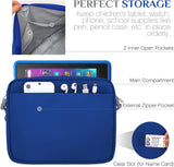 MoKo Sleeve Bag for 12.9 Inch Tablets, Storage Carrying Case Tablet Cover Fits iPad Pro 12.9 M1 2021,12.9 2020/2018, Surface Laptop go 12.4/Pro X 13, Galaxy Tab S8+ 12.4",Tab S7 Plus 12.4, Indigo