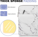 MoKo 11 Inch Tablet Sleeve Bag Carrying Case Fits iPad air 5 10.9 inch 2022, iPad Pro 11 2021-2018, iPad 9/8/7th Gen 10.2, iPad Air 4 10.9/Air 3 10.5, Tab S8 11"/Tab A 10.1, Tab S6, Marble