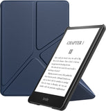 MoKo Case for 6.8" Kindle Paperwhite (11th Generation-2021) and Kindle Paperwhite Signature Edition, Origami Standing Shell Cover with Magnetic PC Back Cover for kindle Paperwhite 2021, Almond Blossom