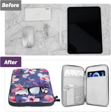 MoKo 9-11 Inch Tablet Sleeve Case, Fits iPad air 5 10.9" 2022, iPad Pro 11 2021-2018, iPad 10.2 2021-2019, iPad Air 4 10.9, Tab S8/A7, Protective Bag Carrying Case with Pocket, Cloudy Pink