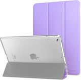 MoKo Case Fit 2018/2017 iPad 9.7 5th / 6th Generation - Slim Lightweight Smart Shell Stand Cover with Translucent Frosted Back Protector Fit iPad 9.7 Inch 2018/2017, Lavender Purple(Auto Wake/Sleep)