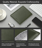 MoKo Sleeve Bag Fits Kindle Voyage, Kindle Paperwhite 11th Gen 2021, All-new Kindle 2019, Ultra Slim Anti-scratch PU Leather Case Cover Soft Felt Lining Protective Insert Carrying Pouch,Midnight Green