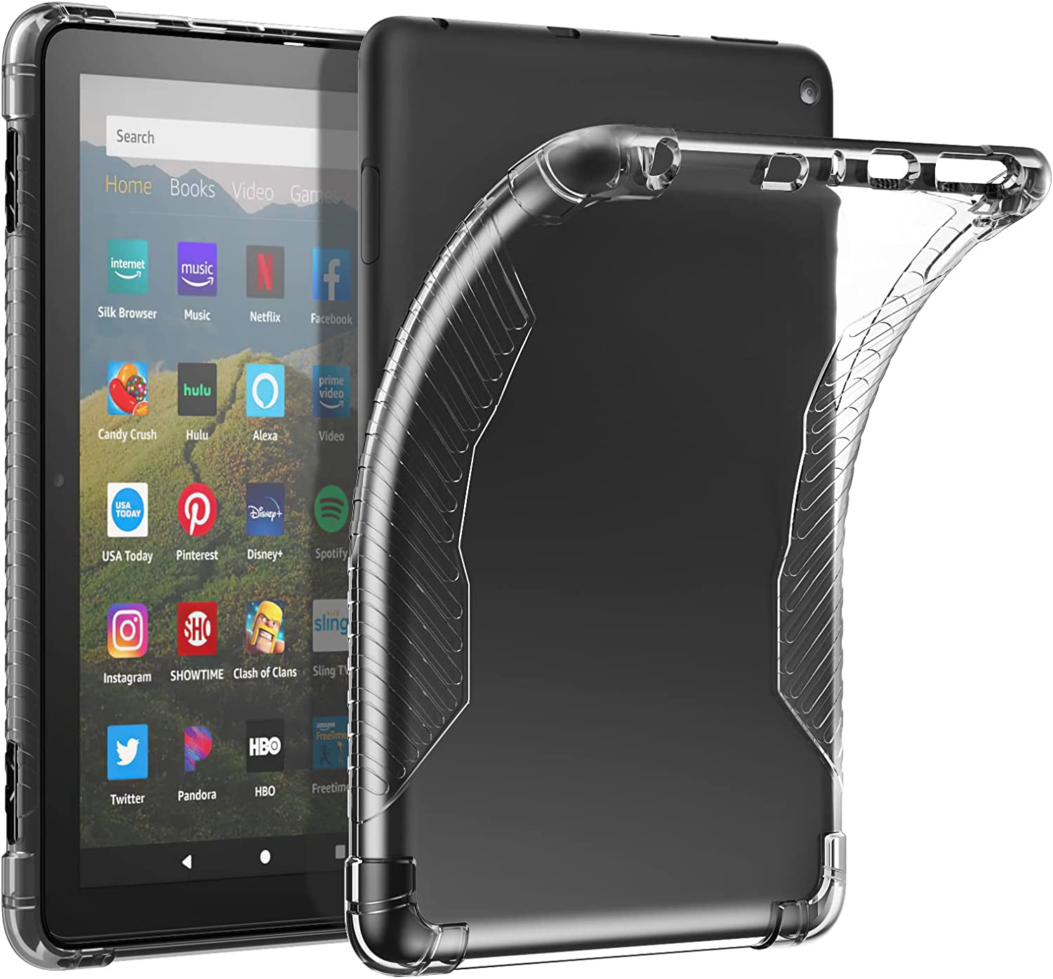 MoKo Case Compatible with Amazon Fire HD 8 & 8 Plus Tablet (10th Gener Mokodirect MoKo Case Compatible with Amazon Fire HD 8 & 8 Plus Tablet (10th Gener Mokodirect