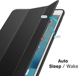 MoKo Case Fit iPad Mini 3/2/1, Slim Smart Shell Stand Folio Case with Soft TPU Back Cover Compatible with iPad Mini 1/Mini 2/Mini 3, Auto Wake/Sleep - Black
