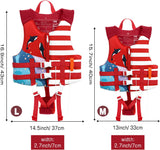 MoKo Swimming Vest for Kids, Children Swim Vests Water Activity Equipment Cute Pattern Watersports Swimming Device for Toddlers Boys Girls 50-90 lbs(L Size) 37-50 lbs (M Size)