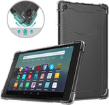 MoKo Case Fits All-New Amazon Kindle Fire 7 Tablet (9th Generation, 2019 Release), Ultra Clear Soft Flexible Transparent TPU Skin Bumper Back Cover Shell - Clear