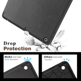 MoKo Case Fit 2018 iPad 9.7 6th Generation with Pencil Holder - Slim Lightweight Smart Shell Stand Cover Case with Auto Wake/Sleep Fit iPad 9.7" 2018 Released Tablet (A1893/A1954), Black