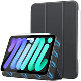 MoKo Magnetic Case for iPad Mini 6, iPad Mini 6th Generation Case 2021, Magnetic Smart Folio Case Slim Lightweight Protective Shell Stand for iPad Mini 6 8.3-inch, Auto Wake/Sleep,Grayish Purple