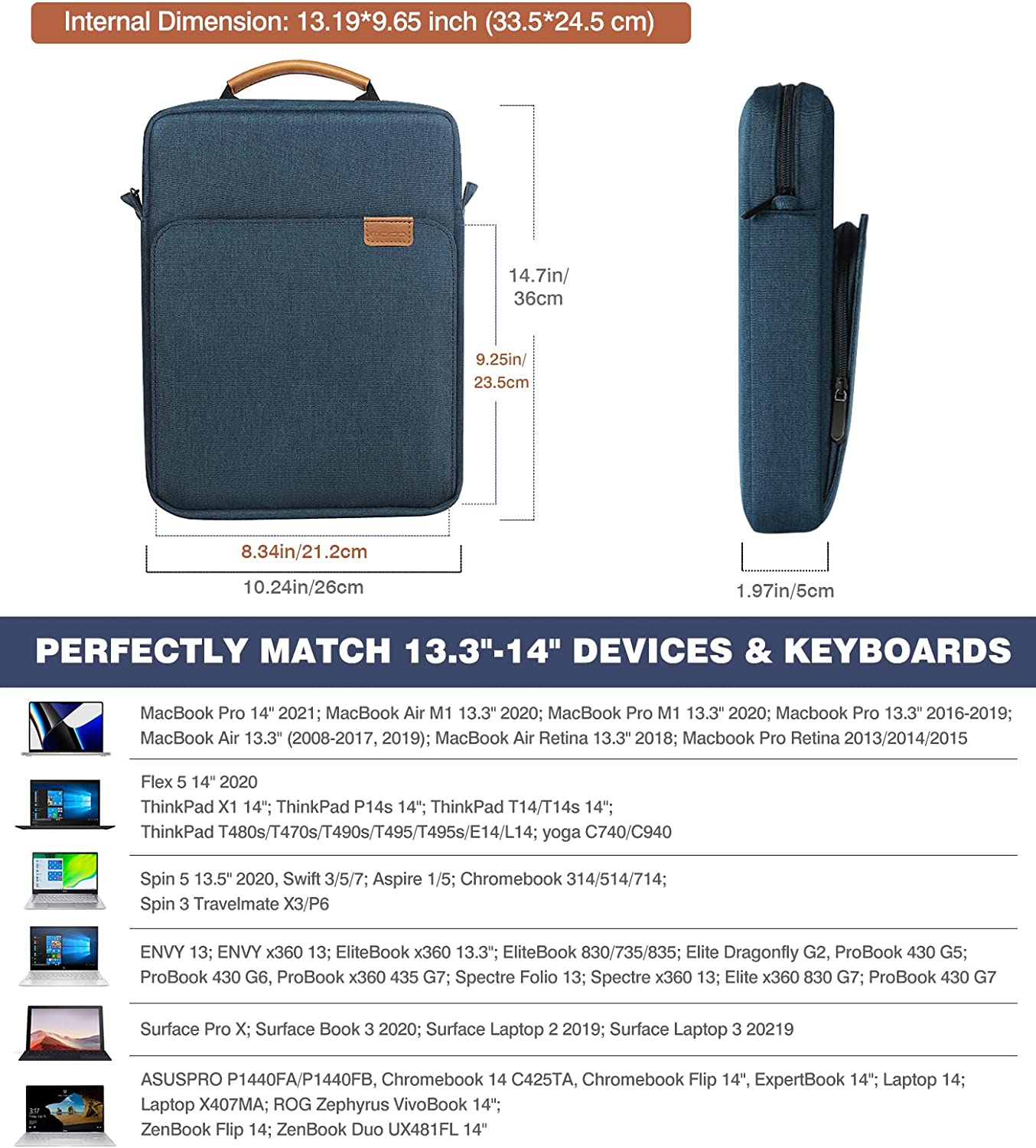 14 laptop sleeve with handle online