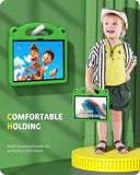 MoKo Case Compatible with Samsung Galaxy Tab A8 10.5 Inch 2022 (SM-X200/SM-X205/SM-X207), Heavy Duty EVA Foam Kids-Friendly Cover with Hand-Grip & Stand Fit Samsung Galaxy Tab A8 10.5" 2022, Green