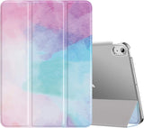 MoKo Case for iPad Air 5th Generation 2022/ iPad Air 4th Generation 2020 10.9 Inch, Trifold Stand Cover with Hard PC Back, Support Touch ID, iPad 2nd Pencil Charging, Auto Wake/Sleep, Blue Starry Sky