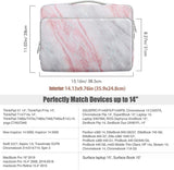 MoKo Laptop Sleeve Bag,Protective Accessory Case Fits Macbook Pro M1 Pro/M1 Max 14.2 2021 Acer HP Dell Chromebook 14,ThinkPad X1 14"/P14s 14",ZenBook Flip 14,Surface Book 15",Galaxy Tab S8 Ultra 14.6"