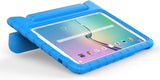 MoKo Tab E 9.6 Case - EVA Kids Shock Proof Convertible Handle Light Weight Protective Cover for Samsung Galaxy Tab E Wi-Fi/Tab E Nook 9.6-Inch Tablet Verizon 4G LTE Version, Blue