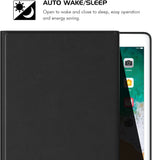 MoKo Keyboard Case for iPad 9.7 2018 with Pencil Holder - Wireless Keyboard Cover Case for All-New iPad 9.7 Inch 2018 Released Tablet (A1893 / A1954), Black