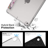 MoKo Case Fit iPad Mini 5 2019 (5th Generation 7.9-inch) iPad Mini 4, Slim Smart Shell Stand Folio Protective Cover with Soft TPU Translucent Frosted Back, Auto Wake/Sleep - Rhombic Datura