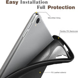 MoKo Case Fit iPad Pro 9.7 with Apple Pencil Holder - Slim Lightweight Smart Shell Stand Cover Case with Auto Wake / Sleep Fit Apple iPad Pro 9.7 Inch 2016 Tablet, Black