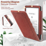 MoKo Case for 6.8" Kindle Paperwhite (11th Generation-2021) and Kindle Paperwhite Signature Edition, Premium Vertical Flip Cover with Auto Wake/Sleep for Kindle Paperwhite 2021, Vintage Style