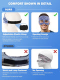 MoKo VR Eye Mask Cover, Adjustable Breathable VR Sweat Band for Oculus Quest 2, Oculus Sweat Mask for VR Workouts Supernatual with Virtual Reality Headsets Oculus Go/HTC Vive/PS/VR Gear (4pcs, Color2)