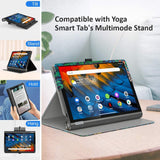 MoKo Case Fit Lenovo Yoga Smart Tab 10.1 (YT-X705F), Ultra Compact Protection Premium Slim Folding Stand Cover Case for Lenovo Yoga Smart Tab 10.1 (YT-X705F) Tablet - Jungle Night