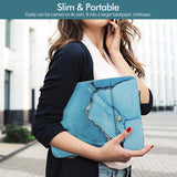 MoKo 9-11 Inch Tablet Sleeve Bag Carrying Case Fit iPad air 5 10.9" 2022, iPad Pro 11 2021-2018, iPad 9/8/7th Gen 10.2, iPad Air 4 10.9, iPad Air 3 10.5, Tab S8/S7/A7 Lite/Tab A 10.1, Fog Blue
