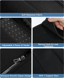 MoKo Sweat Waist Trainer for Women One Belts, Waist Trimmer Workout Corset Waist Trainer Cincher Trimmer Shaper Zipper