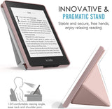 MoKo Case Fits 6" Kindle Paperwhite (10th Generation, 2018 Releases), Standing Origami Slim Shell Cover with Auto Wake/Sleep for Amazon Kindle Paperwhite 2018 E-Reader - Rose Gold