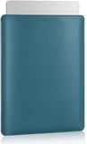 MoKo 7-8 Inch Tablet Sleeve, PU Leather Briefcase Slim Stylish Case Pouch Fit with iPad Mini (6th Gen) 8.3" 2021, iPad Mini 5/4/3/2/1, Galaxy Tab S2 8.0, Tab A 8.0, ZenPad Z8s 7.9, Midnight Green