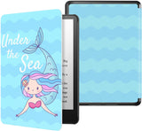 MoKo Case for 6.8" Kindle Paperwhite (11th Generation-2021) and Kindle Paperwhite Signature Edition, Light Shell Cover with Auto Wake/Sleep for Kindle Paperwhite 2021 E-Reader, Starry Night Blue