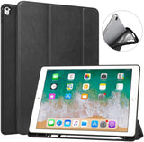 MoKo Case Fit iPad Pro 12.9 2017/2015 with Apple Pencil Holder - Slim Lightweight Smart Shell Stand Cover Case with Auto Wake/Sleep Fit Apple iPad Pro 12.9 inch Tablet (1st & 2nd Gen),Pink Marble