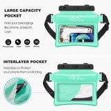 MoKo Waterproof Phone Pouch Fanny Pack, Floating Dry Bag for Swimming Kayaking Snorkeling, Compatible with iPhone 13/13 Pro Max/12/12 Pro Max/11 Pro Max, Galaxy S21 Ultra/S9/Note 10 Plus