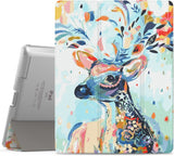 MoKo Case Fit iPad 2/3/4 - Ultra Lightweight Slim Smart Shell Stand Cover with Translucent Frosted Back Protector Fit iPad 2/The New iPad 3 (3rd Gen)/iPad 4, Space Gray (with Auto Wake/Sleep)