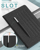 MoKo Case Fit New iPad Pro 11 inch Case 2021(3rd Gen) / 2020 with Pencil Holder, Shockproof Protective Cover, [Support Apple Pencil 2 Attach] Multi-Angle Magnetic Stand, Auto Sleep/Wake, Black