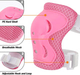 MoKo Kids Protective Gear Set, Knee Pads for Kids Elbow Guards Wrist Pads for Skateboarding Inline Roller Skating Wrist & Elbow Pads for Bicycle Scooter for Toddler Boys Girls