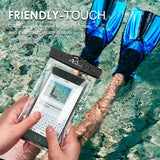 MoKo Waterproof Phone Pouch [2 Pack], Underwater Phone Case Dry Bag with Lanyard Compatible with iPhone 13/13 Pro Max/iPhone 12/12 Pro Max/11 Pro Max, X/Xr/Xs Max, 8/7, Samsung S21/S10/S9, Note 10/9/8