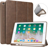 MoKo Case Fit 2018 iPad 9.7 6th Generation with Pencil Holder - Slim Lightweight Smart Shell Stand Cover Case with Auto Wake/Sleep Fit iPad 9.7" 2018 Released (A1893/A1954), Rose Gold