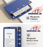 MoKo Case for 6.8" Kindle Paperwhite (11th Generation-2021) and Kindle Paperwhite Signature Edition, Slim PU Shell Cover Case with Auto-Wake/Sleep for Kindle Paperwhite 2021 E-Reader, Indigo