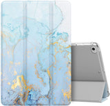 MoKo Case Fit New iPad Mini 5 2019/Mini 4 2015 (5th/4th Generation 7.9 inch), Slim Lightweight Smart Shell Stand Cover with Translucent Frosted Back Protector, with Auto Wake/Sleep,Black