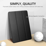 MoKo Case Fit iPad Air 3rd Generation 10.5 Inch 2019, Slim Lightweight Smart Shell Stand Cover with Translucent Frosted Back Protector Fit iPad Air 3, Auto Wake/Sleep,Black