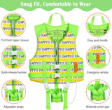 MoKo Swimming Vest for Kids, Children Swim Vests Water Activity Equipment Cute Pattern Watersports Swimming Device for Toddlers Boys Girls 50-90 lbs(L Size) 37-50 lbs (M Size)