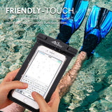 MoKo Waterproof Phone Pouch Holder [4 Pack], Underwater Phone Case Dry Bag with Lanyard Compatible with iPhone 13/13 Pro Max/iPhone 12/12 Pro Max/11 Pro Max, X/Xr/Xs Max/SE 3, Samsung S21/S10/S9,