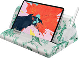 MoKo Tablet Pillow Stand, Soft Bed Pillow Holder Xmas Gift for up to 11" Pad, Fits iPad 10.2"(9th Gen), New iPad Mini 6 8.3" Air 4/3, iPad Pro 11/10.5/9.7, Mini 5 4, Galaxy Tab S6/S7 11", Blue