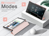 MoKo Case Fits Samsung Galaxy Tab A7 Lite 8.7 Inch (SM-T225/T220/T227), Lightweight Stand Smart Case Hard Shell Cover for Samsung Tab A7 Lite Tablet 2021 – Rose Gold