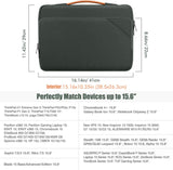 MoKo Laptop Sleeve Bag, Protective Accessory Case MacBook Pro M1 Pro/M1 Max 16.2 2021 Galaxy Book Ion 15.6", Notebook Odyssey Z 15.6", Blade 15 Base/Advanced Edition 15.6", Stealth 15M 15.6"